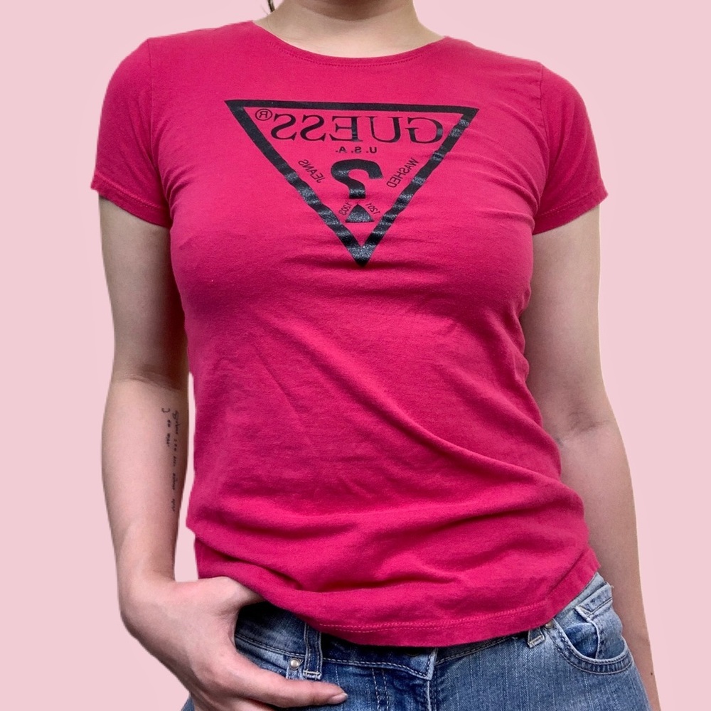 Pink Guess baby Tee